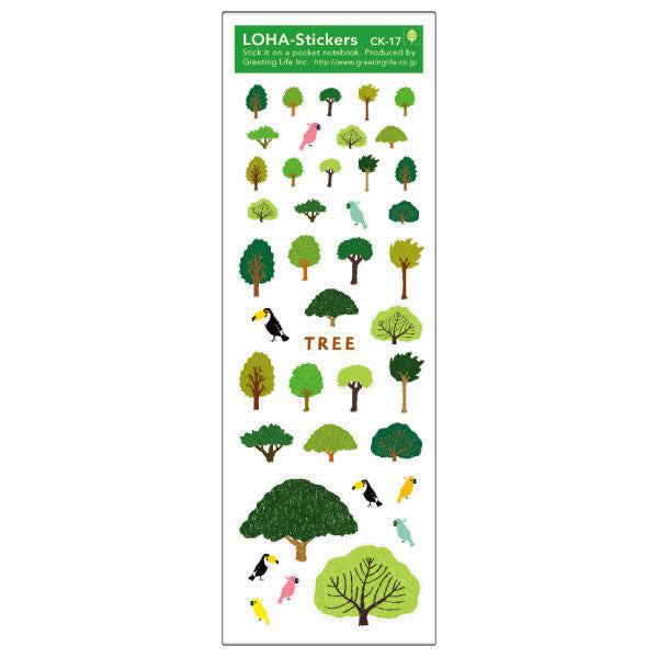 Greeting Life LOHA Sticker TREE CK-17