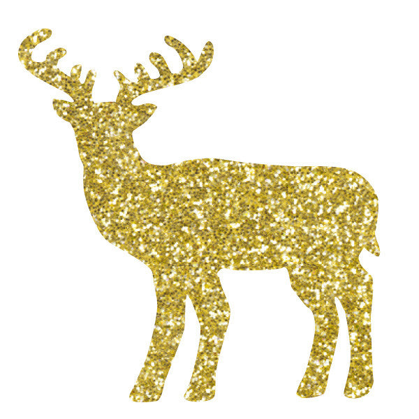 Greeting Life Gritter Sticker Reindeer gold GLCK-8