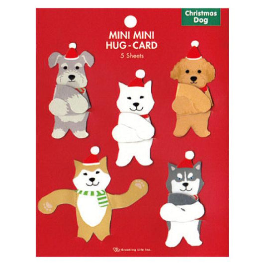 Greeting Life Mini Mini Hug Christmas Card HT-32