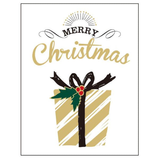 Greeting Life Letter press Christmas Mini Card HT-63