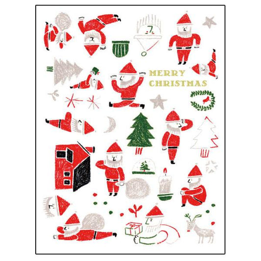 Greeting Life Pattern Press Christmas Card JK-1