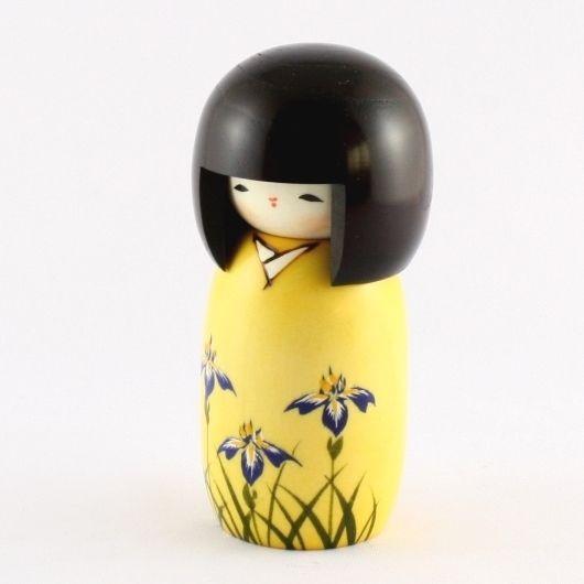 Kokeshi Doll May Flower (k12-3833)