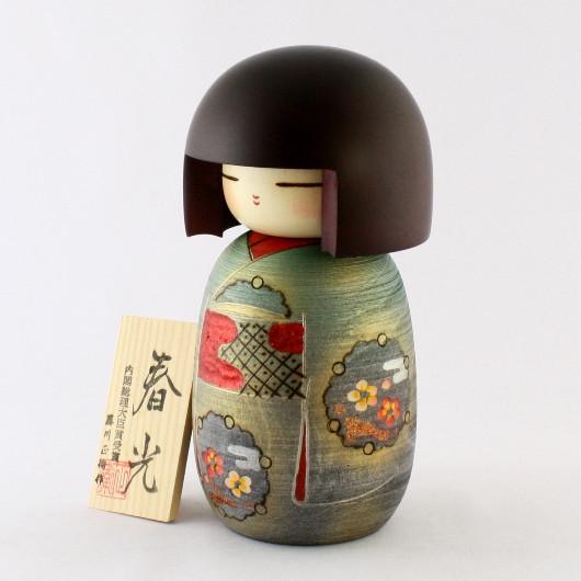 Kokeshi Doll Shunko (S) (K12-3859)