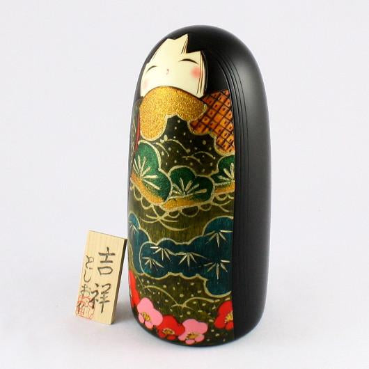 Kokeshi Doll Kissyo (k12-3872)