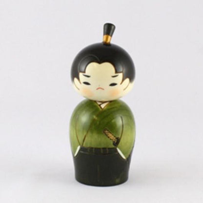 Kokeshi Doll Waka Samurai (k12-3886)