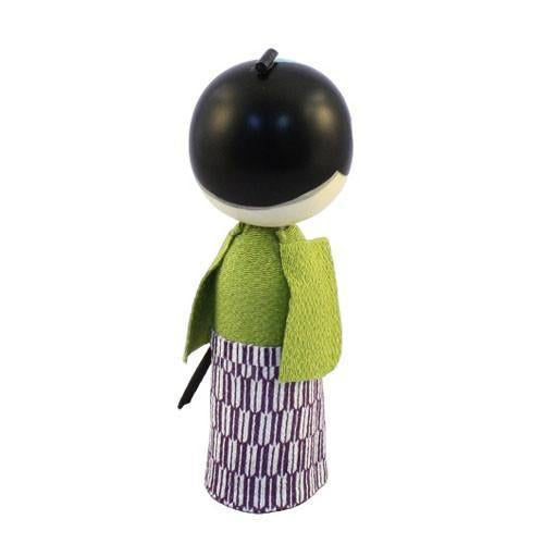 Kyoohoo Japanese Kokeshi Doll young samurai (k12-4316)