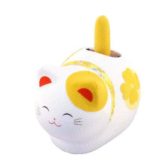 kyoohoo solar Powered Fengsui Cat Yellow K12-3212Y