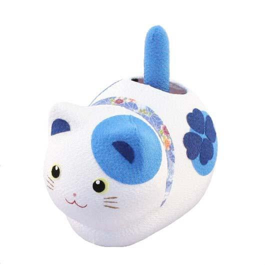 kyoohoo solar Powered Fengsui Cat Blue K12-3212B