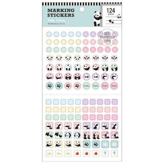 Greeting Life Marking Sticker Panda LYCK-24