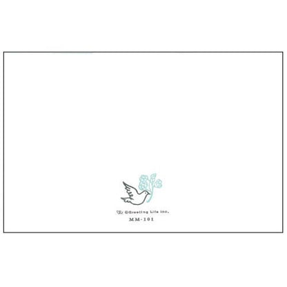 Greeting Life Cotton Letter Press Thank you Card MM-101