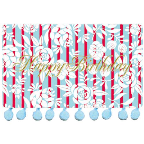 Greeting Life BONBON Birthday Card Red/Blue MM-36