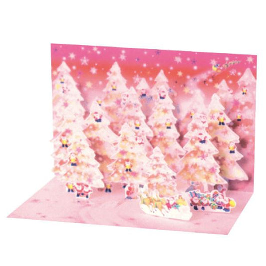 Greeting Life Mini Santa Pop Up Christmas Card P-140