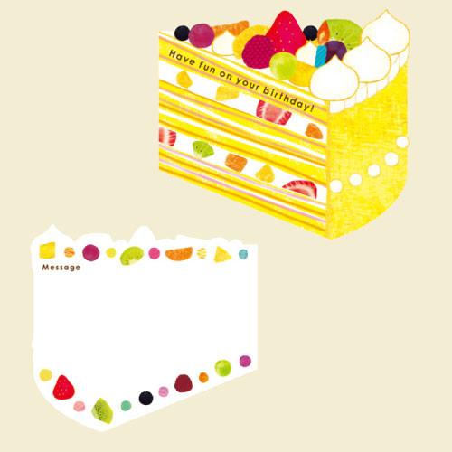 Greeting Life Pocket Cake Card Mill crepe SE-4