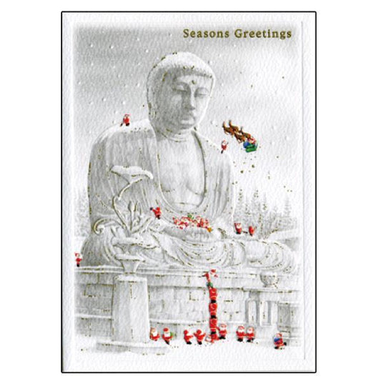 Greeting Life Japanese Style Mini Santa Christmas Card SJ-5