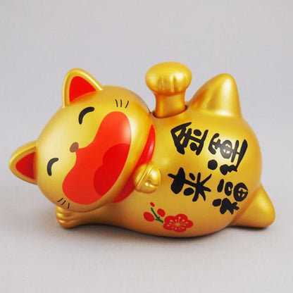 Solar Powered Gororin Manekineko Gold