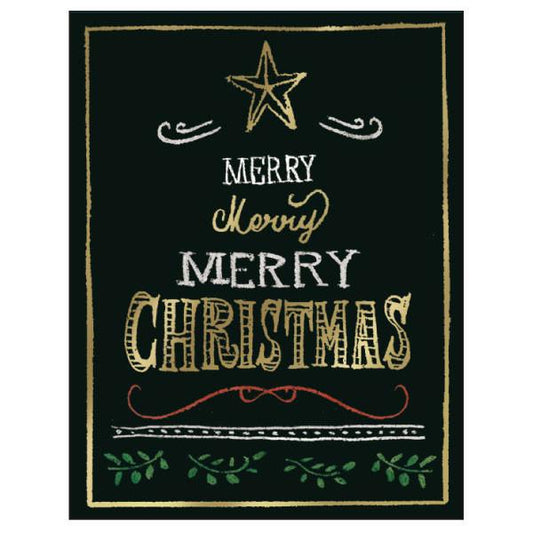 Greeting Life Christmas Blackboard Mini Card TK-14